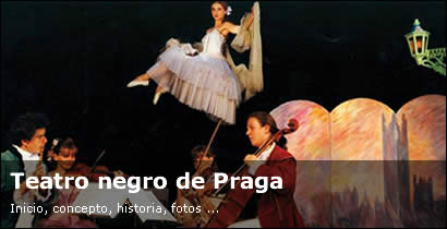 Historia, fotos de Teatro negro de Praga